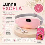 Lunna EXCELA™ – Calor infravermelho + vibração contra a cólica