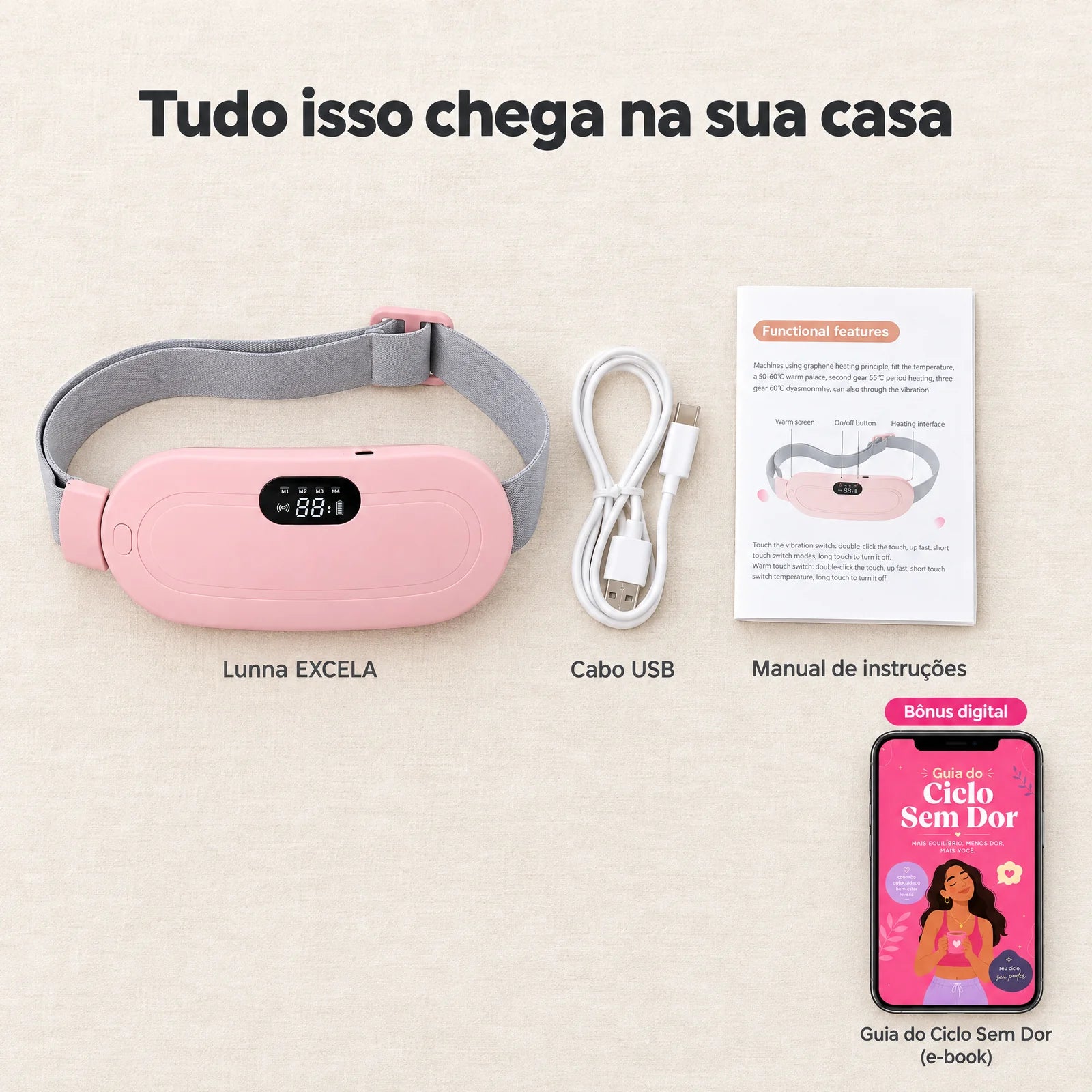 O que vem no kit da Lunna EXCELA